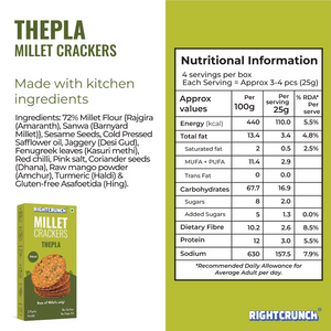 Millet Cracker Thepla (100g)