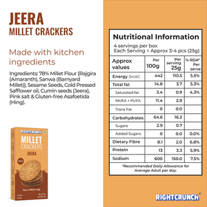 Millet Cracker Jeera (100g)