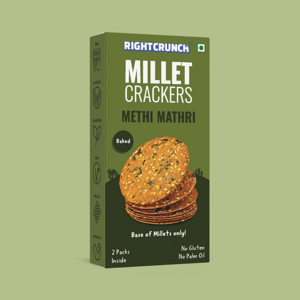 Millet Cracker Methi Mathri (100g)